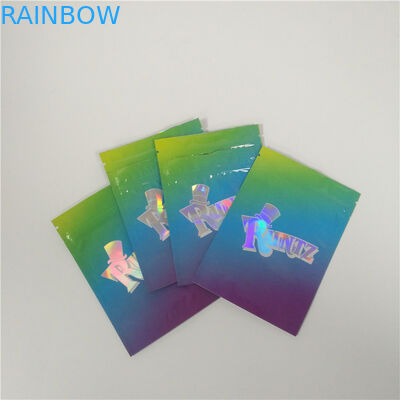 3,5 грамма стоят вверх Мылар Зиплок алюминиевая фольга стоит вверх печатание Ротогравуре мешка