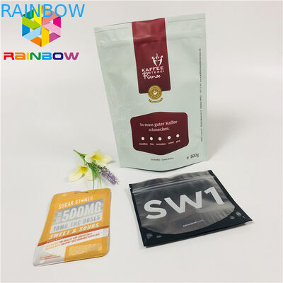 Алюминиевая фольга барьера влаги стоит вверх пластмасса Зиплок кофейного зерна сумок мешка