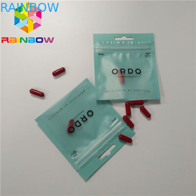 Бортовым загерметизированное уплотнением печатание алюминиевой фольги мешка фольги таблетки 3 упаковывая Зиплок изготовленное на заказ