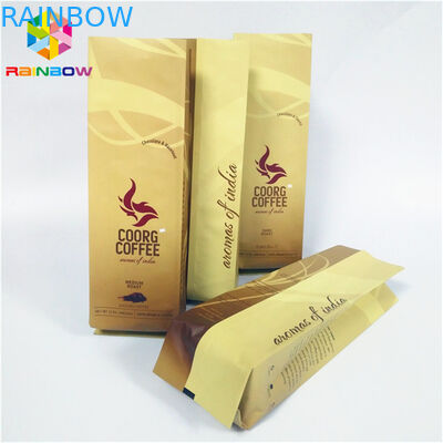 Напечатанная таможня стоит вверх дно Гуссет стороны барьера влаги сумок мешка молнии плоское