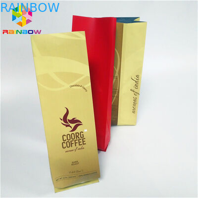 Напечатанная таможня стоит вверх дно Гуссет стороны барьера влаги сумок мешка молнии плоское