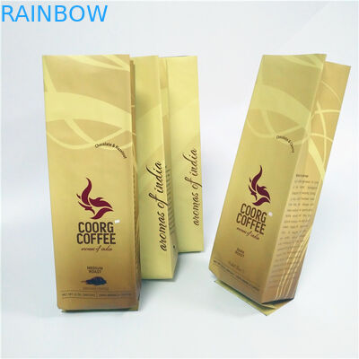 Напечатанная таможня стоит вверх дно Гуссет стороны барьера влаги сумок мешка молнии плоское