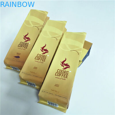 Напечатанная таможня стоит вверх дно Гуссет стороны барьера влаги сумок мешка молнии плоское