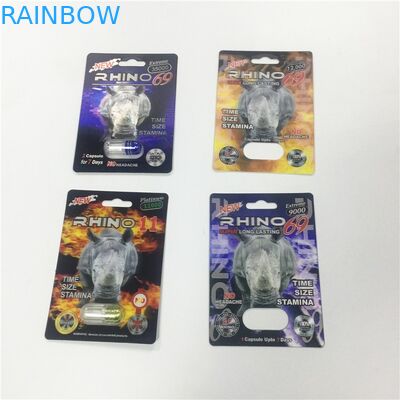 Пуля контейнера носорога золота карты волдыря патронной бумаги упаковывая с пластиковой крышкой