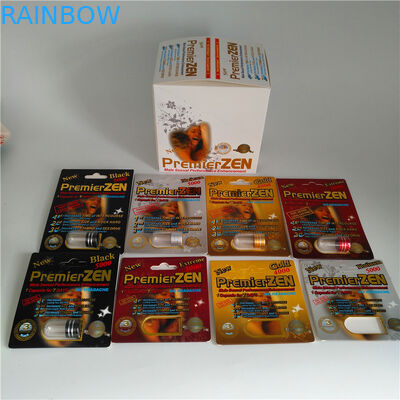 Волдыря таблетки повышения представления ДЗЭНА премьер-министра коробка мужского сексуального упаковывая бумажная