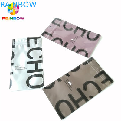 Упаковка алюминиевой фольги Зиплок кладет встали на сторону 3, который загерметизированный пластиковый пустой мешок в мешки чая