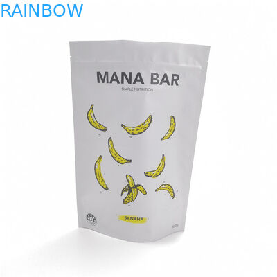 Белые штейновые стоят вверх ранг Ресеалабле еды сумок мешка безопасная подгонянная с молнией