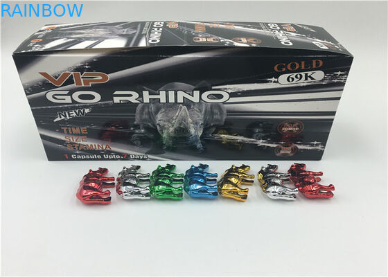 Дурабле пули контейнера носорога 69 карты волдыря таблетки влияния Холограм 3Д упаковывая