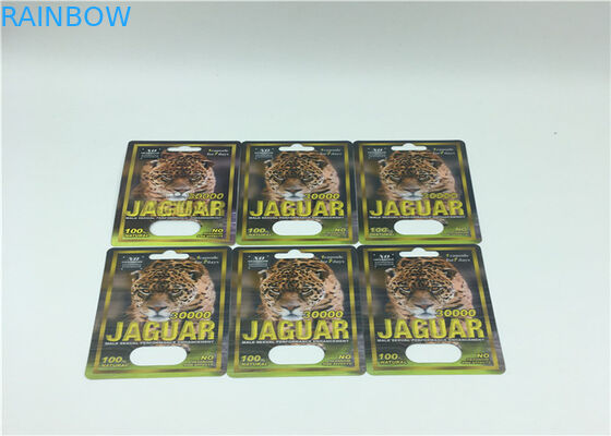 Таблетки повышения карты волдыря печатания ФС 35000 мужские упаковывая карту вставки влияния 3д