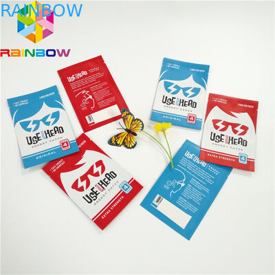 Пластиковыми мешок маски алюминиевой фольги пакетов Мылар плоскими прокатанный сумками лицевой с зазубриной разрыва