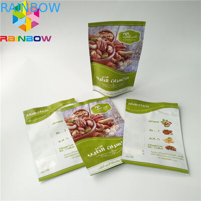 Сумка мешка Дойпак Ресеалабле верхней Зиплок алюминиевой фольги штейновая для гайки/сушит плод