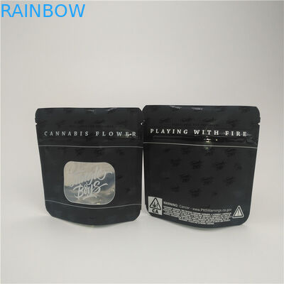 Штейновая черная алюминиевая фольга Мылар стоит вверх упаковка лист табака мешка медицинская