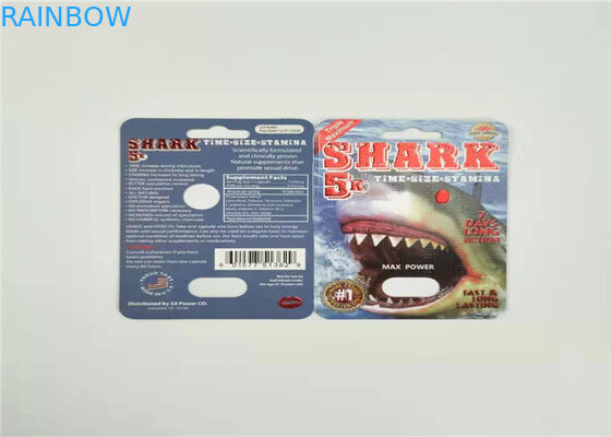 Карта мальчика 6С фольги Холограм пакета волдыря Эко дружелюбная упаковывая большая бумажная с коробкой дисплея