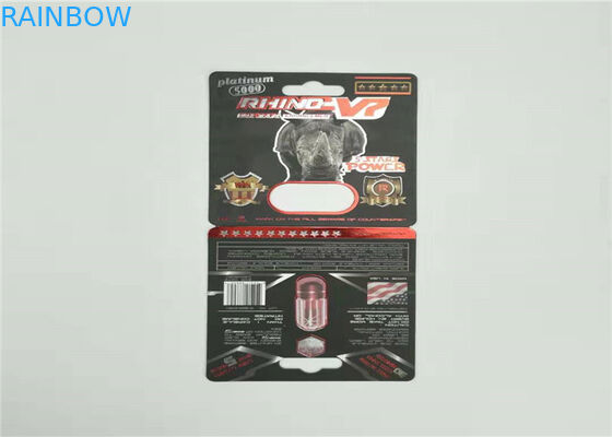 Карта мальчика 6С фольги Холограм пакета волдыря Эко дружелюбная упаковывая большая бумажная с коробкой дисплея