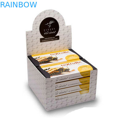 Рифленая коробка дисплея бумаги картона складывая упаковку подноса полки розничного магазина готовую