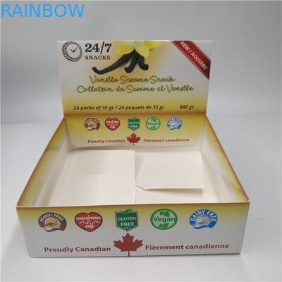 Коробка картона бумажного травяного ладана упаковывая складывая рифленая хлопает вверх коробка дисплея