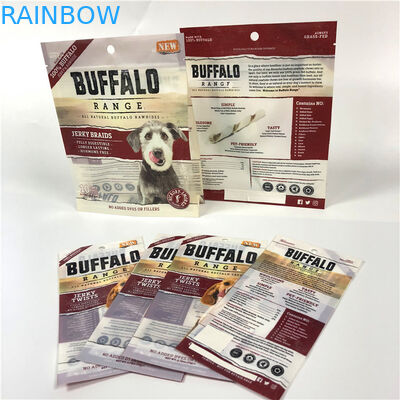 Горячий загерметизированный цвет логотипа КМИК Гузеет стороны мешка корма для домашних животных пластиковой подгонянный уловкой