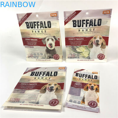 Логотип сильной сумки корма для домашних животных доказательства запаха запечатывания УЛЬТРАФИОЛЕТОВЫЙ напечатанный с легкими зазубринами разрыва отверстия