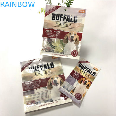 Логотип сильной сумки корма для домашних животных доказательства запаха запечатывания УЛЬТРАФИОЛЕТОВЫЙ напечатанный с легкими зазубринами разрыва отверстия