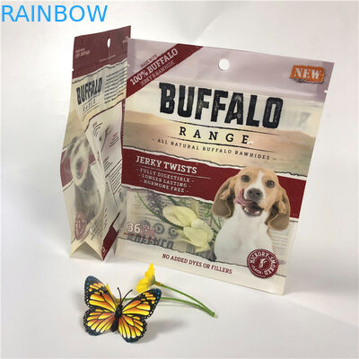 Логотип сильной сумки корма для домашних животных доказательства запаха запечатывания УЛЬТРАФИОЛЕТОВЫЙ напечатанный с легкими зазубринами разрыва отверстия