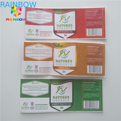 Рукав сокращения капельницы обозначает фармацевтические стикеры пробиркой стеклянная бутылка 30мл для стероида