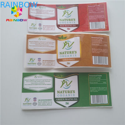 Рукав сокращения капельницы обозначает фармацевтические стикеры пробиркой стеклянная бутылка 30мл для стероида