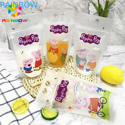 Мешок еды сока напитка ЛЮБИМЦА материальный упаковывая печатание сумки КМИК Дойпак с ручками