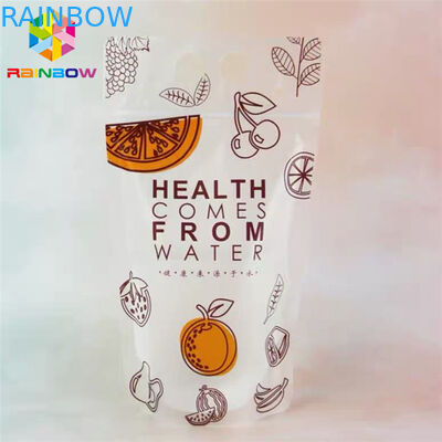 Мешок еды сока напитка ЛЮБИМЦА материальный упаковывая печатание сумки КМИК Дойпак с ручками