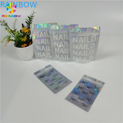 Стойте вверх подгонянная упаковка лазера сумки одного организатора макияжа бортовая ясная голографическая