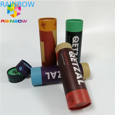 Коробка сухого плода чая упаковывая бумажная упаковывая изготовленное на заказ Ресиклабле нажимает вверх трубку Крафт