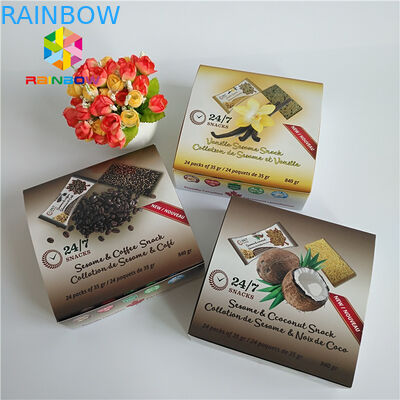 Коробка Холограм прямоугольника складывая бумажная упаковывая для маски ухода за лицом щетки ресницы косметик