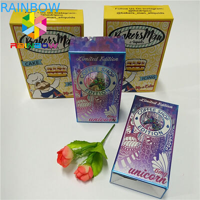 Коробка Холограм прямоугольника складывая бумажная упаковывая для маски ухода за лицом щетки ресницы косметик