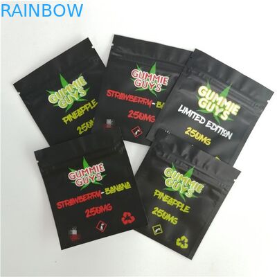 Ресеалабле еда влагостойкие 3 сумки замка застежка-молнии алюминиевой фольги - загерметизированная сторона