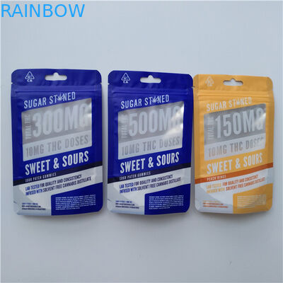 Ресеалабле еда влагостойкие 3 сумки замка застежка-молнии алюминиевой фольги - загерметизированная сторона