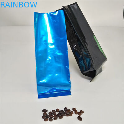 Пакетики чая Гуссет алюминиевой фольги бортовые упаковывая жару мешка кофе - уплотнение с клапаном
