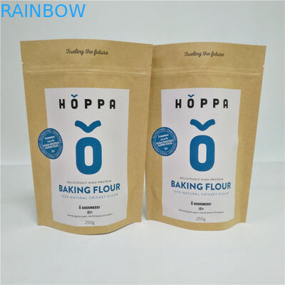 Естественный Браун подгонял мешок бумажных мешков для высушенного чаем пакета специй гаек еды