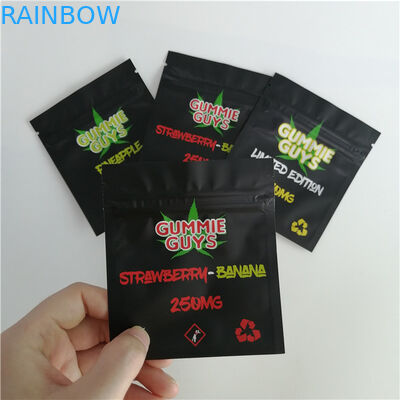 Мешки замка застежка-молнии алюминиевой фольги пластиковые упаковывая Ресеалабле загерметизированную сторону 3