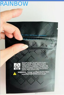 Подгонянный мешок засорителя прочных печений Рунтц Мылар полиэтиленовых пакетов замка застежка-молнии голографический