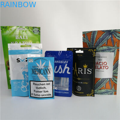 Пластиковые Зиплок пакетики чая упаковывая Биодеградабле сумок Ресеалабле для еды/сухофрукта