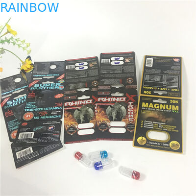 Отверстие 60000 Бурро 30000 карты волдыря бумаги секса человека упаковывая одиночное двойное с бутылкой