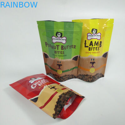 Печатание цифров стоит вверх материал упаковки корма для домашних животных сумок мешка молнии пластиковый