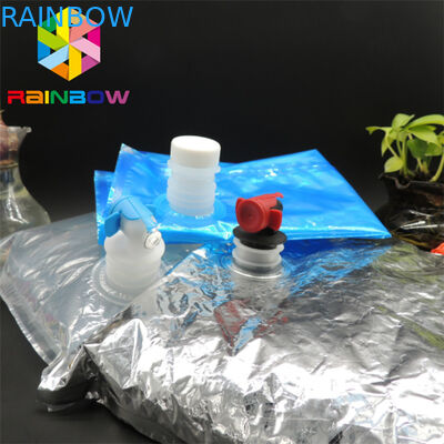 вино алюминиевой фольги БиБ 10Л стоит вверх аттестованное УПРАВЛЕНИЕ ПО САНИТАРНОМУ НАДЗОРУ ЗА КАЧЕСТВОМ ПИЩЕВЫХ ПРОДУКТОВ И МЕДИКАМЕНТОВ сумки хранения Споут/клапана мешка