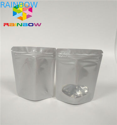 Бумажные мешки Холограм Мылар подгонянные молнией для продуктов косметик клея ресницы