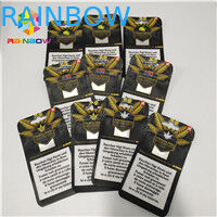 Resealable доказательство Mylar запаха 3.5g кладет стойку в мешки k вверх по мешкам для упаковки масла пеньки засорителя CBD