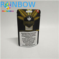 Resealable доказательство Mylar запаха 3.5g кладет стойку в мешки k вверх по мешкам для упаковки масла пеньки засорителя CBD