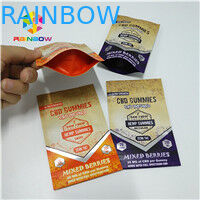 Жара длинного мешка фольги продолжительности жизни упаковывая - загерметизируйте сумку 1/8оз 1/2оз 1оз КБД Гуммис