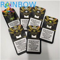 Сумки алюминиевой фольги Ресеалабел Зиплок стоят вверх упаковка конфеты Гуммис масла КБД