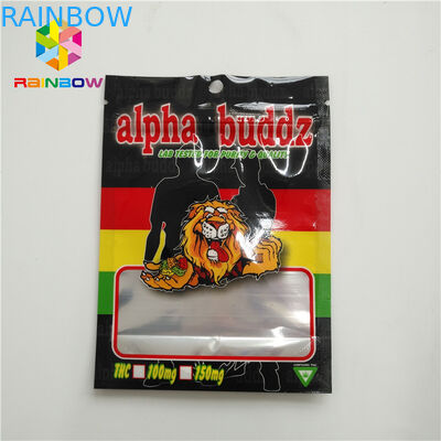 УЛЬТРАФИОЛЕТОВАЯ печатая упаковка мешка фольги пахнет печеньями Mylar доказательства кладет Resealable раговорного жанра Ziplock сумки в мешки фольги