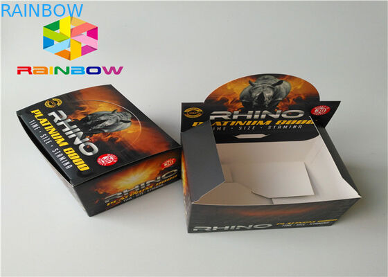 Мужская коробка бутылочной оберточной бумаги напитка повышения с слипчивым ярлыком стикера