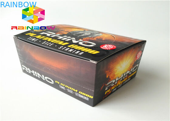 Мужская коробка бутылочной оберточной бумаги напитка повышения с слипчивым ярлыком стикера